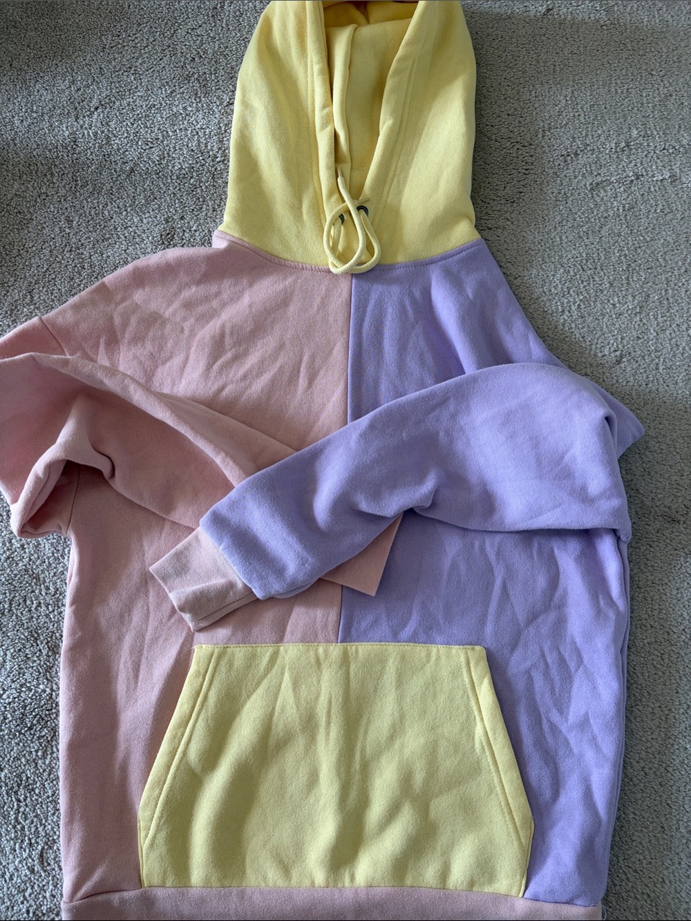 Cute colorblock hoodie
